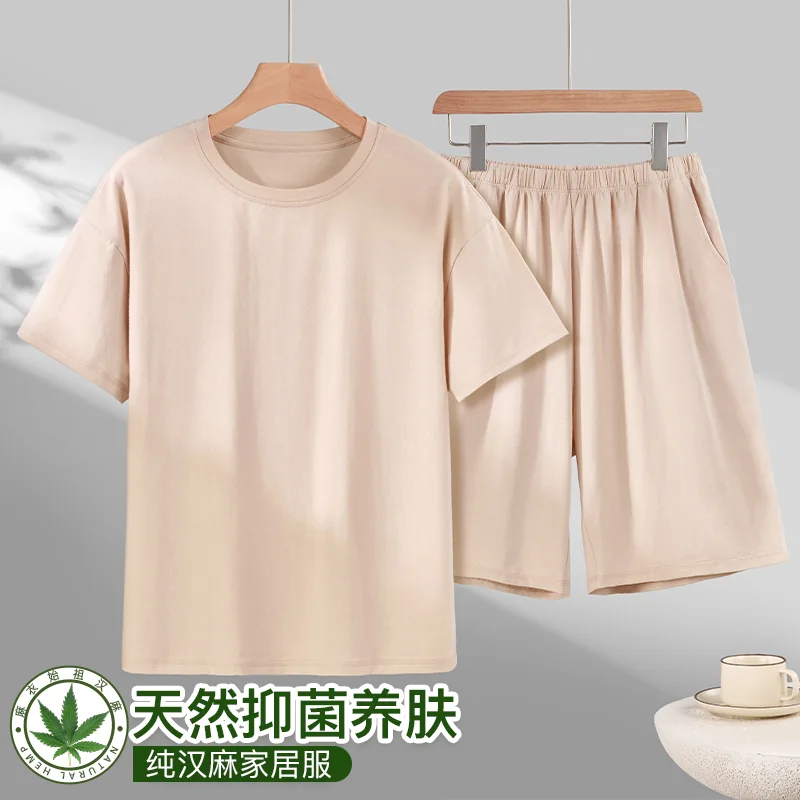 8634 男士汉麻家居服 · 产品展示